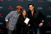 Celebrity Chefs Marcus Samuelsson and Scott Conant hold a meet and greet with fans after a cooking demonstration at Resorts World Catskills.