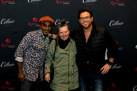 Celebrity Chefs Marcus Samuelsson and Scott Conant hold a meet and greet with fans after a cooking demonstration at Resorts World Catskills.