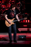 Carlos Santana performs at The Bethel Woods Center for the Arts on the 50th Anniversary of the day he played at Woodstock in 1969, bringing along tourmates The Doobie Brothers.
